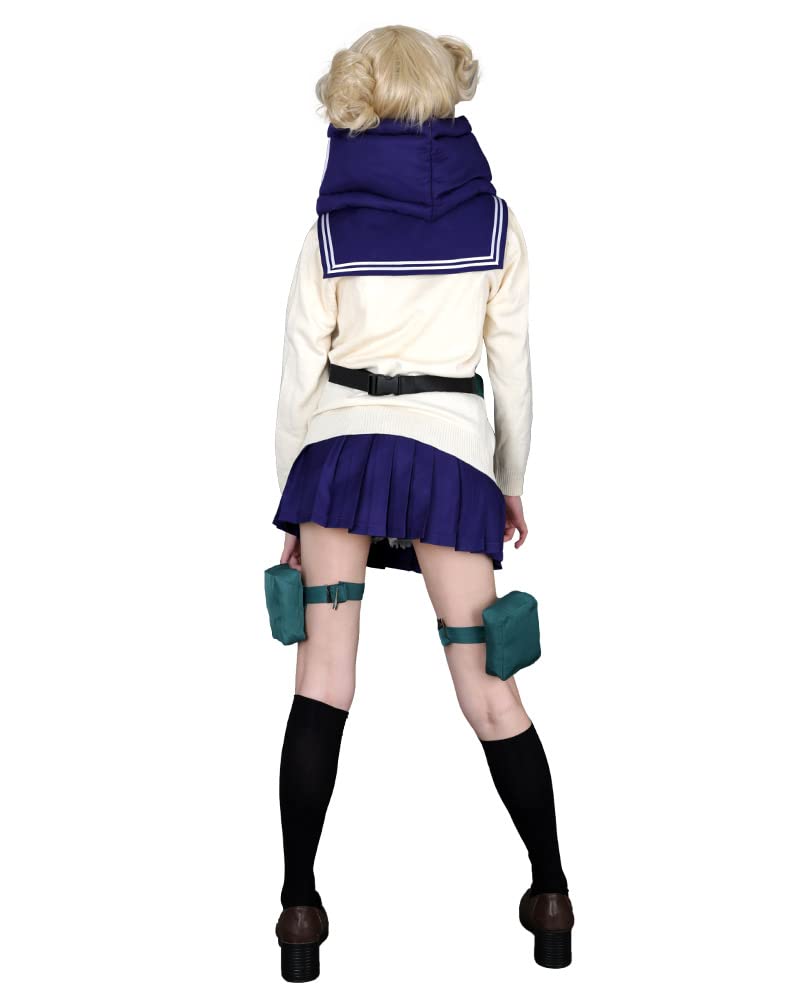 Miccostumes Women's Deluxe Anime JK School Uniform Cosplay Costume Set - High Quality Japanese Style Sailor Dress Outfit for Halloween, Cosplay Events & Anime Conventions