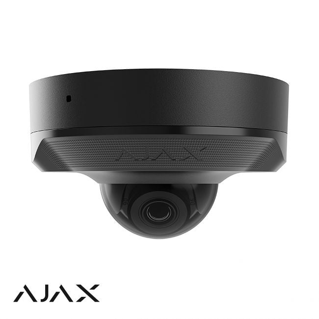 5MP Dome Security Camera Mini Black - Indoor/Outdoor IP Surveillance Camera for Home & Business Security Monitoring