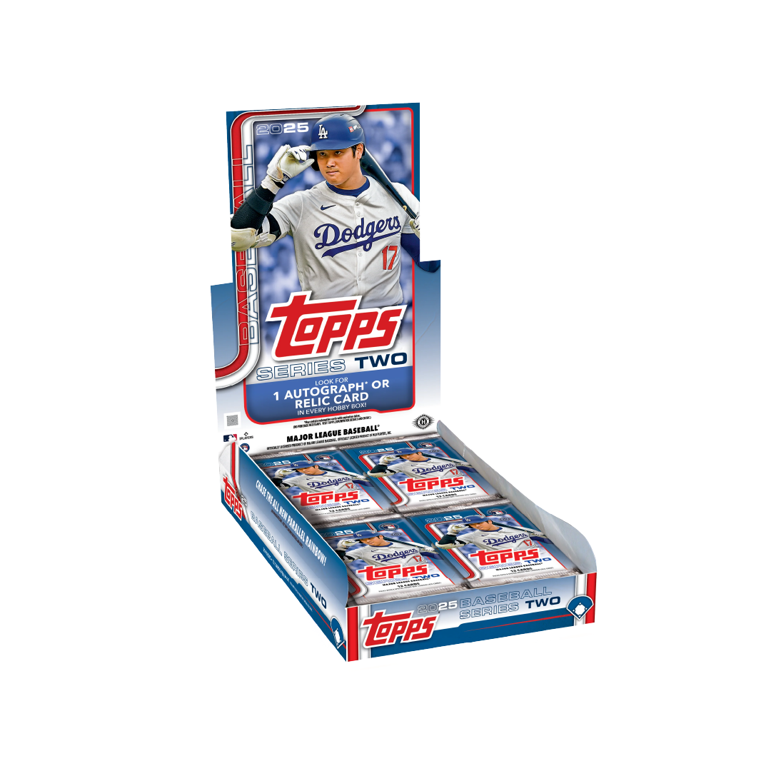 2025 Topps Baseball Series 2 Hobby Box - 36 Packs with Exclusive Cards for Collectors & Fantasy Sports Enthusiasts - Perfect for Trading, Displaying, and Fantasy Baseball Drafts