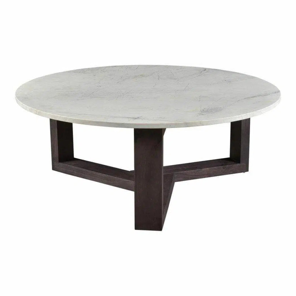 38 Inch Modern Coffee Table - Charcoal Grey Finish, Sturdy & Stylish Living Room Furniture for Small Spaces, Perfect for Apartments, Lounges & Home Decor