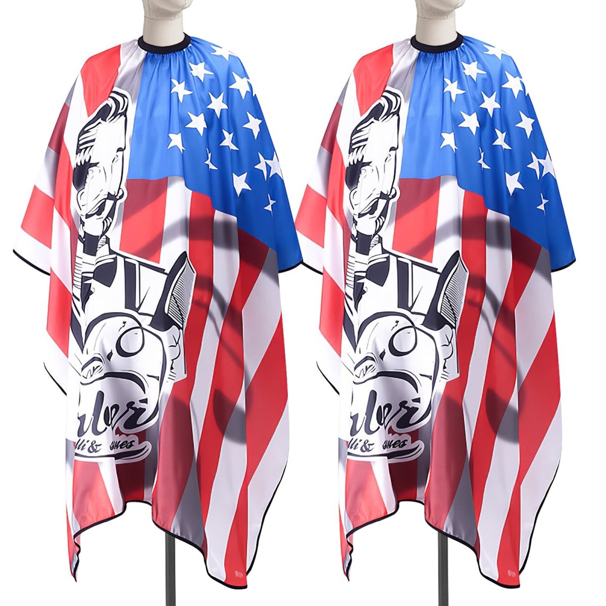 Stylish Salon Cape with Unique Pattern Design - Perfect for Haircuts, Coloring & Styling at Home or Professional Salons