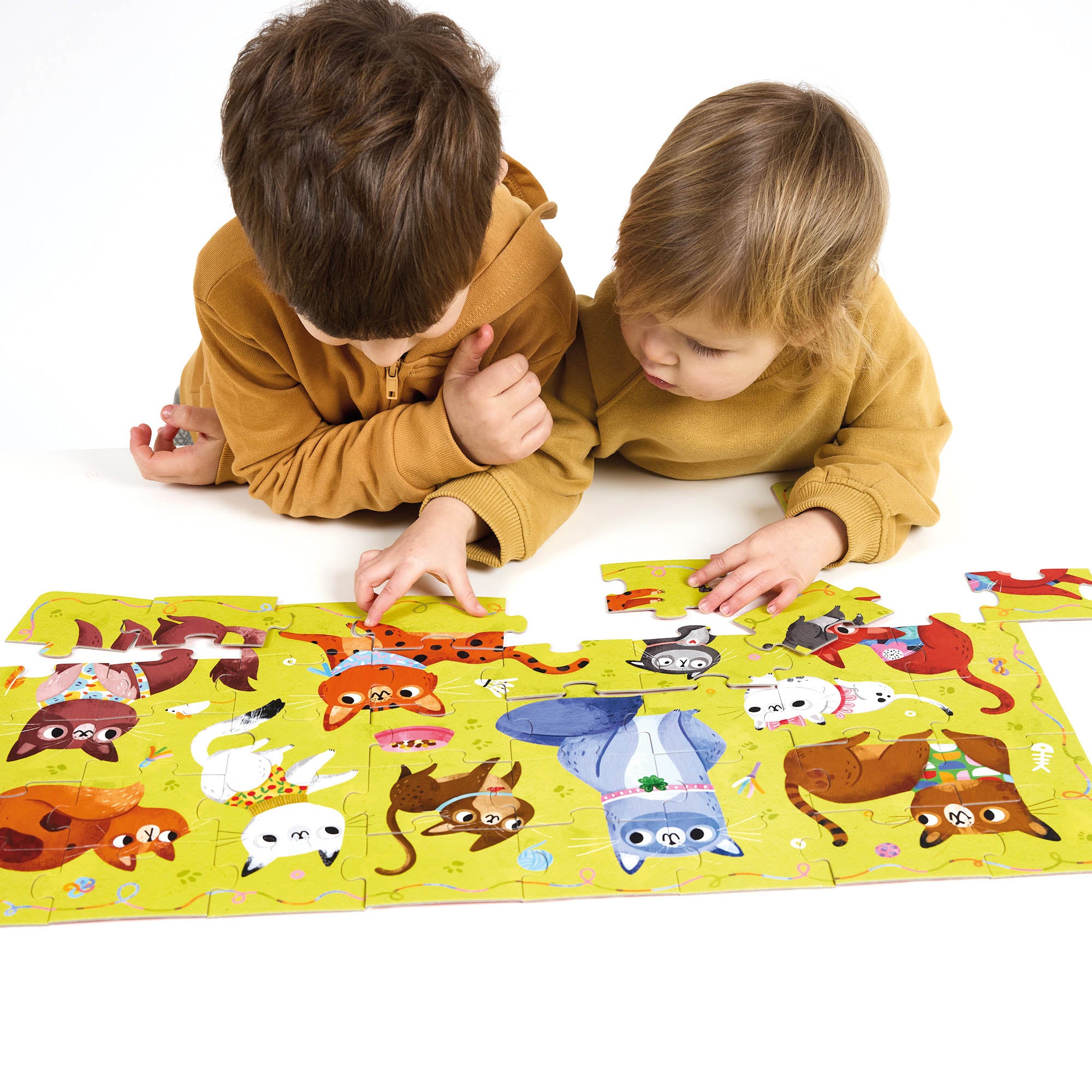 Banana Panda I Love Cats Puzzle - 40 Piece Jigsaw Puzzle for Kids, Fun Educational Toy for Cat Lovers - Perfect for Family Game Night & Preschool Learning Activities