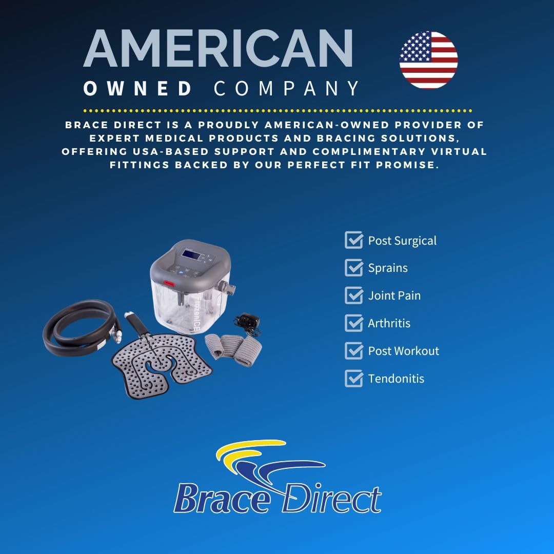 Frozen Ice Circulation Therapy Machine for Shoulder, Knee, Ankle & Back Pain Relief - Post Surgery Recovery, Cryotherapy for Joint Pain, Sore Muscles & Inflammation - Ideal for Athletes, Post-Workout Recovery & Tendonitis Treatment