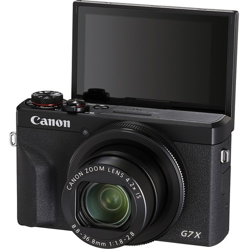 Canon PowerShot G7 X Mark III Digital Camera 20.1MP 4K Video Vlogging Camera with Flip Touch Screen & WiFi (Black) - Perfect for Travel, YouTube Vlogging & Photography