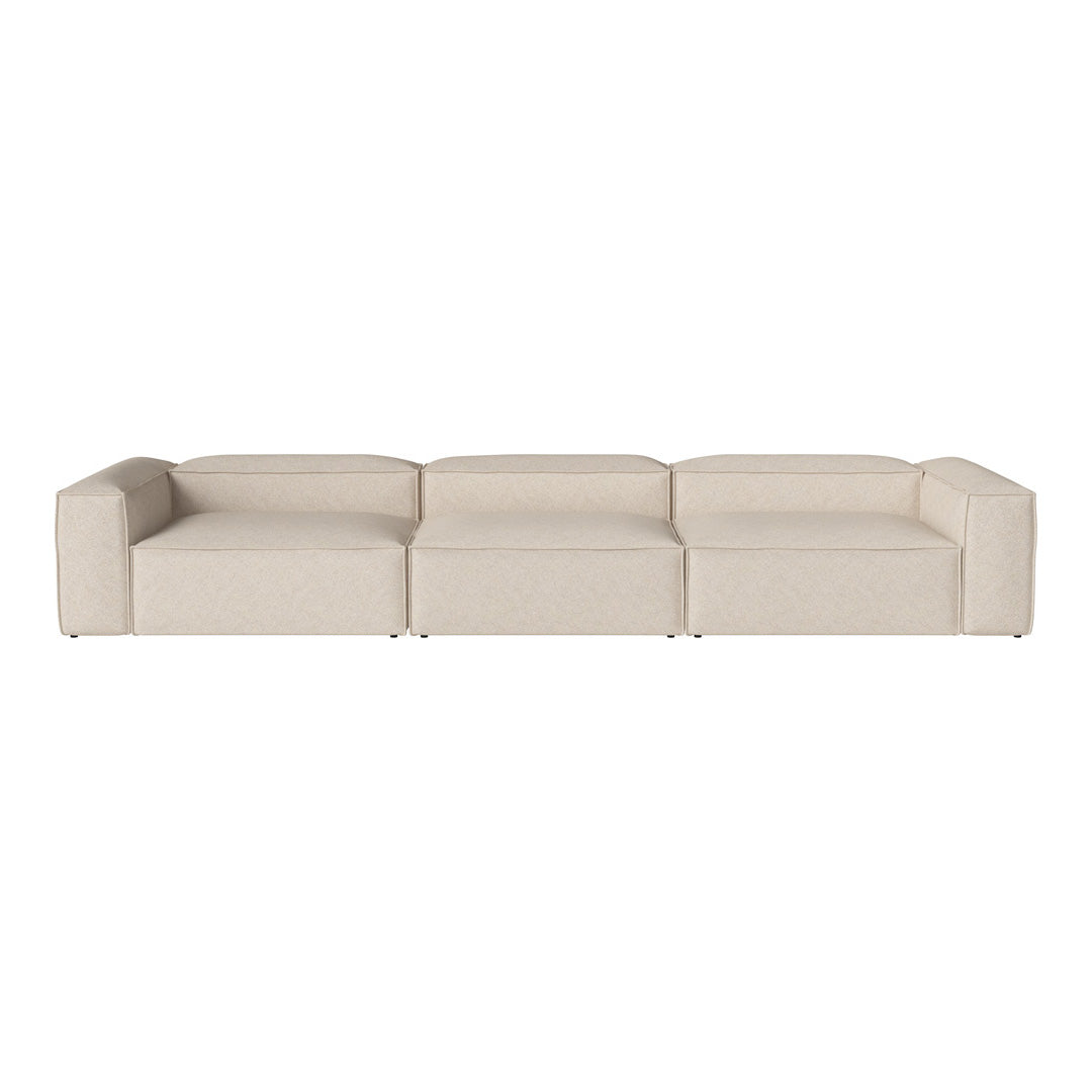 Cosima 3-Seater Sofa - Modern Living Room Couch for Small Spaces | Comfortable Fabric Sectional Sofa for Apartments & Home Decor