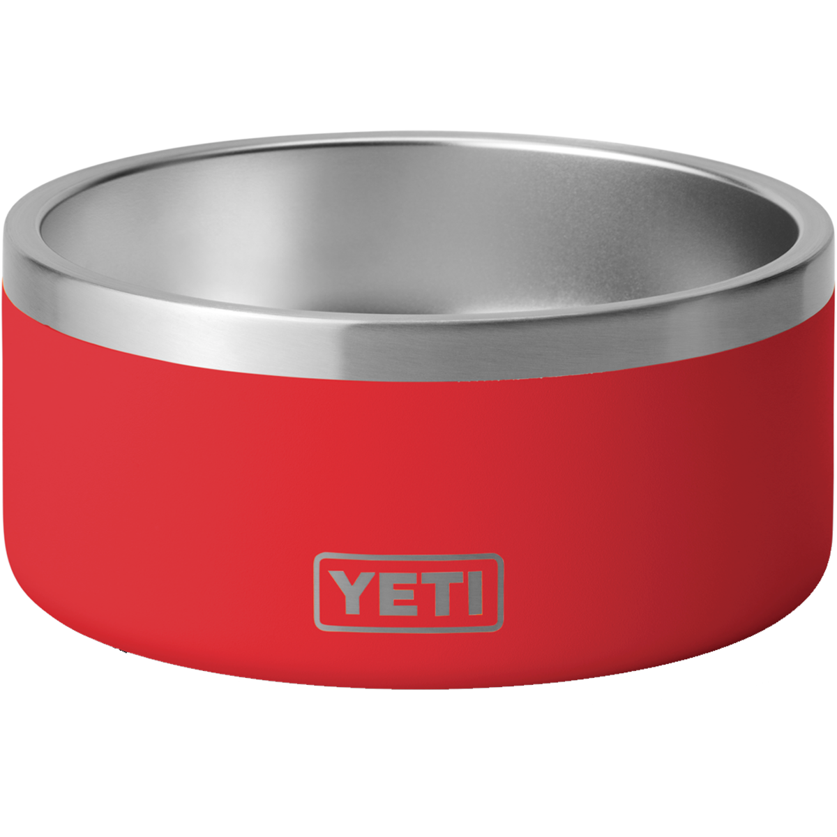 Boomer 4 Dog Bowl - Non-Slip Stainless Steel Pet Food Dish for Large Dogs - Perfect for Indoor & Outdoor Feeding, Travel, and Training