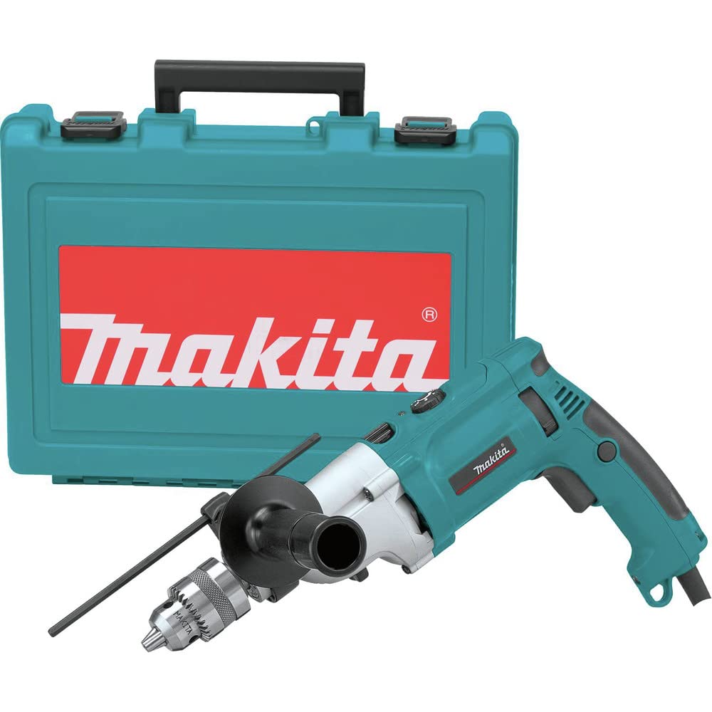 Makita HP2070F 3/4 Inch Heavy Duty Hammer Drill with LED Light - Perfect for Construction, Woodworking & DIY Home Projects