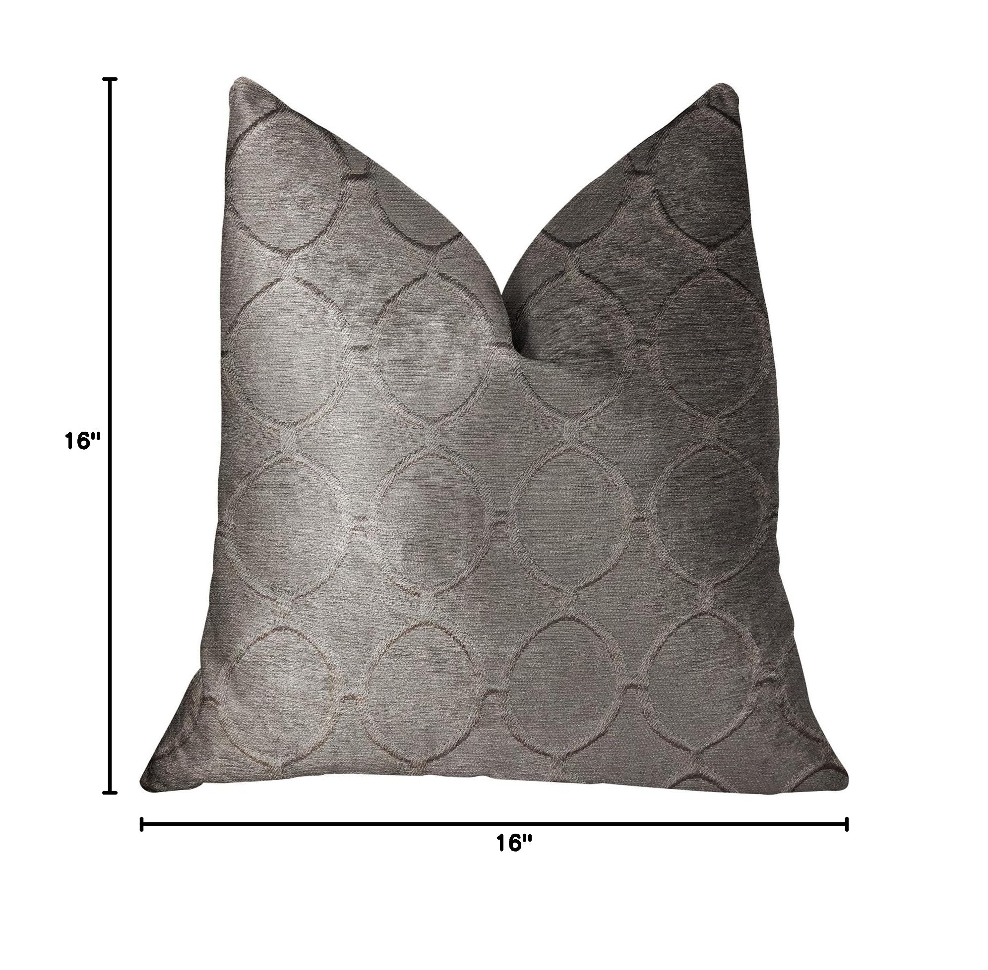 Plutus Moonlight Luxury Throw Pillow 16x16 Inches - Soft Decorative Cushion for Sofa, Bed, Living Room & Home Decor