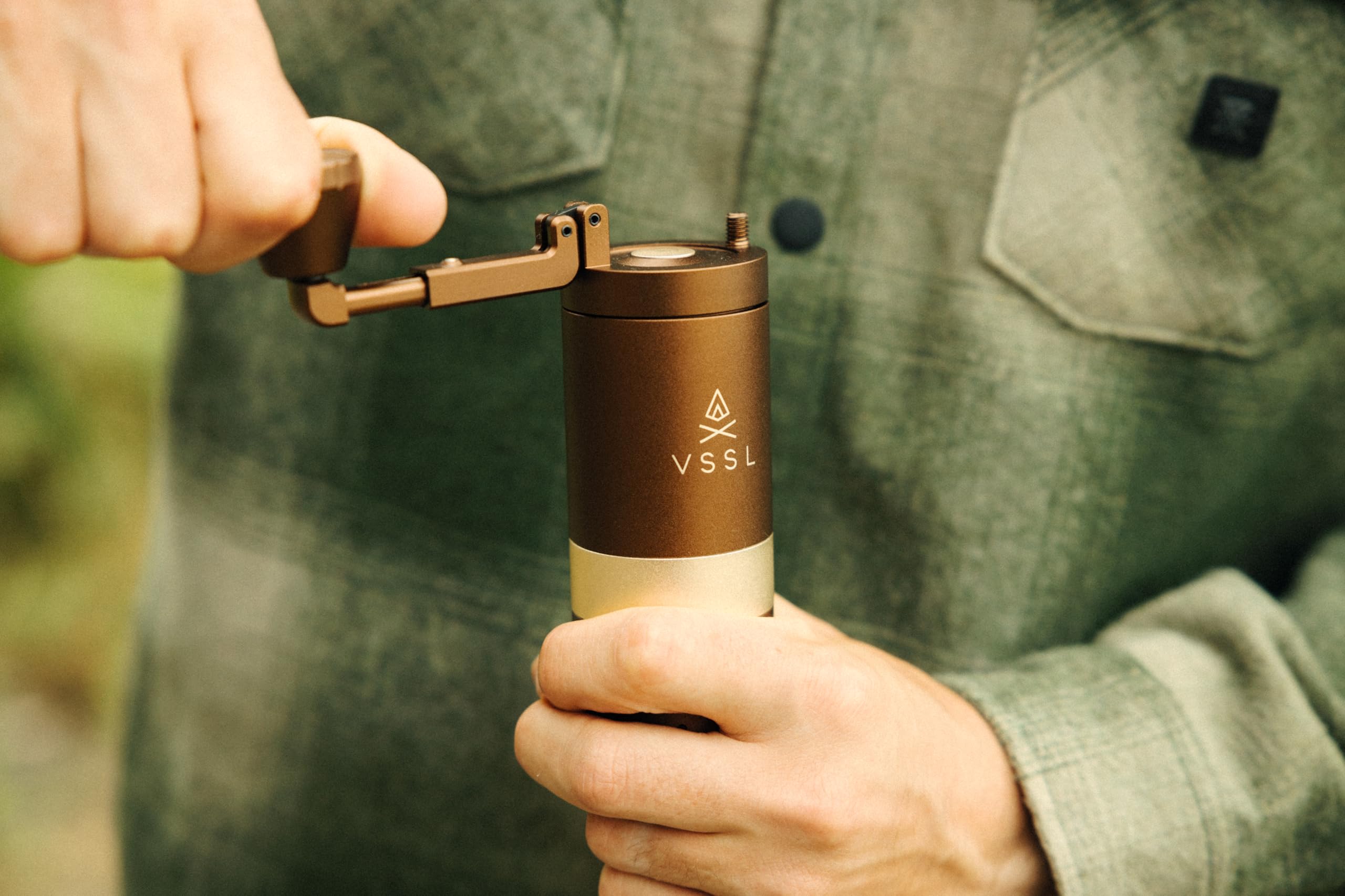 Premium Java G25 Manual Coffee Grinder - 25g Capacity, Stainless Steel Conical Burr for Consistent Grind - Perfect for Espresso, French Press & Pour Over Coffee at Home or Office