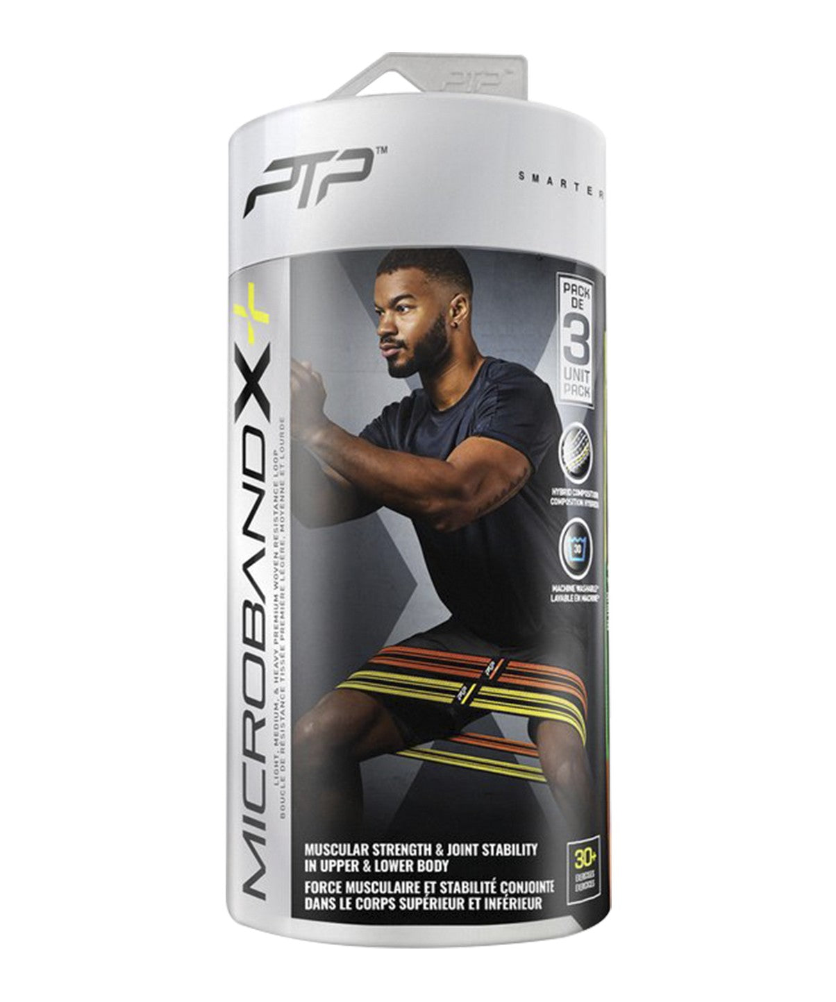 Microband X Plus Pack - Premium Fitness Resistance Bands Set for Home Workouts, Strength Training & Physical Therapy - Ideal for Gym, Yoga & Recovery Exercises