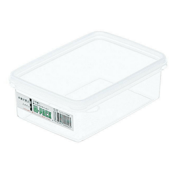 Entec Hi Pack Rectangular Stackable Food Storage Container 167x117mm | Airtight Kitchen Organizer for Meal Prep, Leftovers & Pantry Storage
