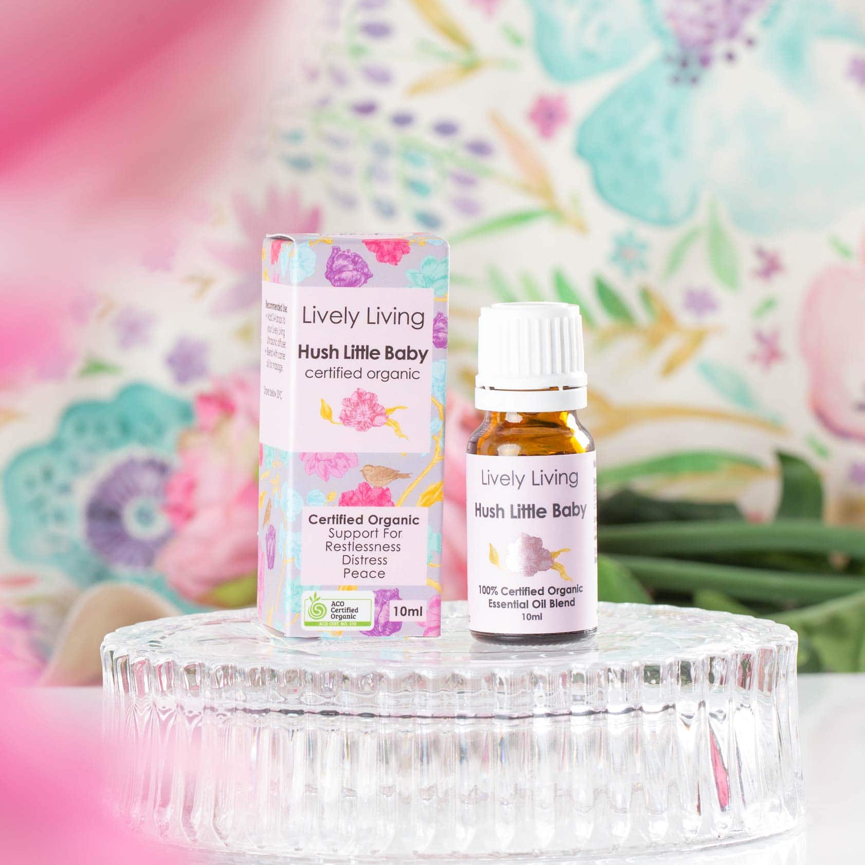 Organic Hush Little Baby Essential Oil - Calming & Relaxing Aromatherapy for Babies & Kids - Perfect for Bedtime, Massage & Stress Relief