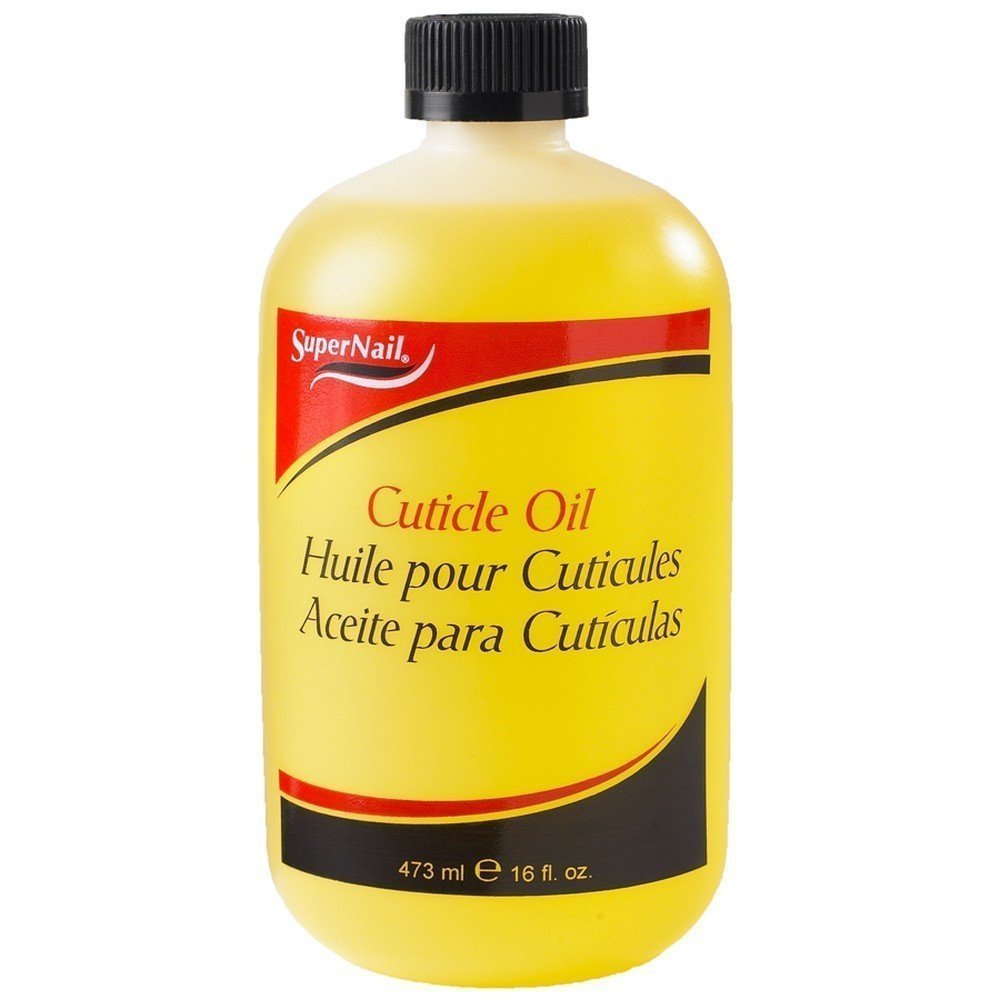 Super Nail Professional Cuticle Oil - 16oz Nail Care Treatment for Dry & Damaged Nails | Hydrating & Strengthening Solution for Manicures & Pedicures | Perfect for Salons & At-Home Nail Care
