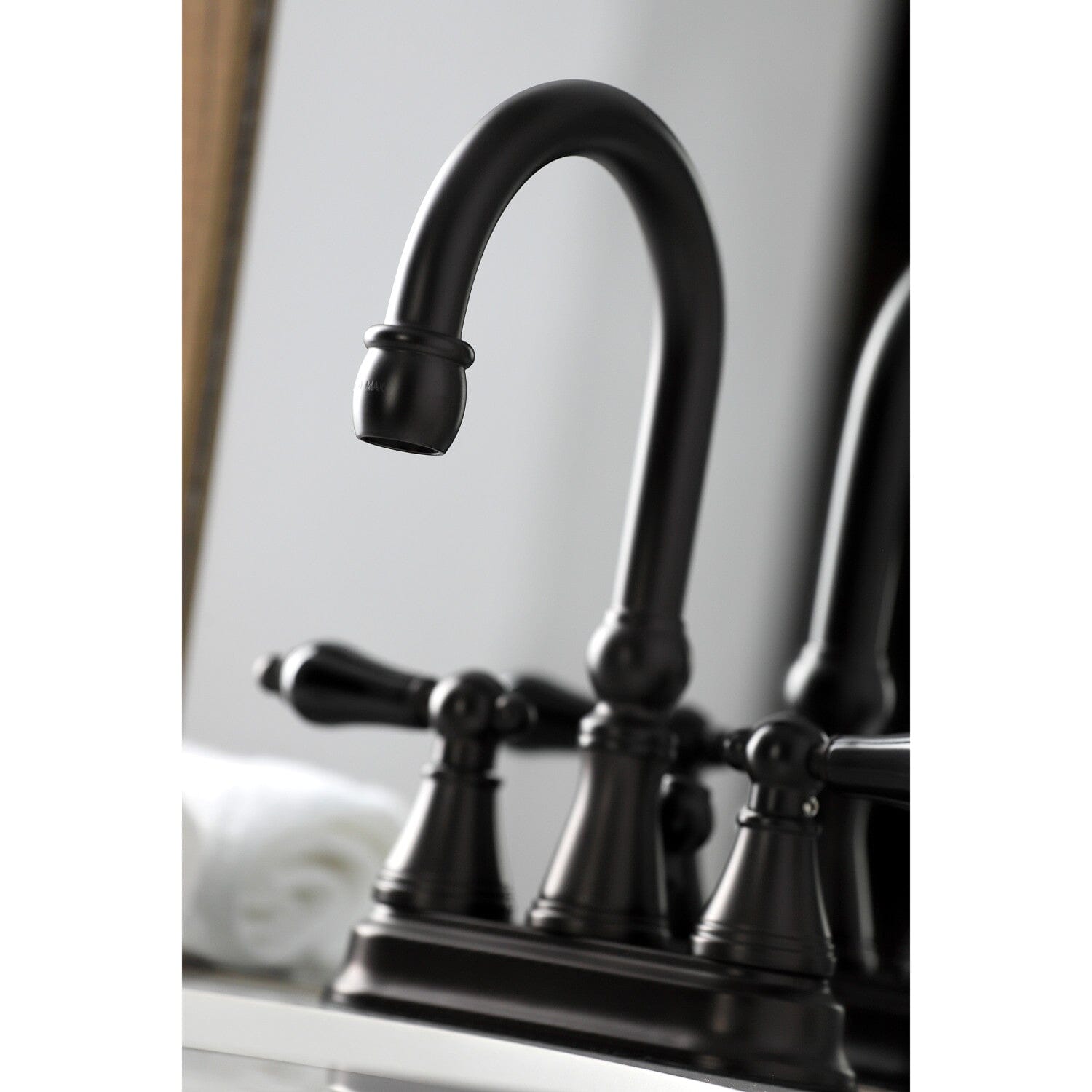 Duchess Double Handle 3-Hole Deck Mount 4-Inch Centerset Bathroom Faucet with Brass Pop-Up Drain - Perfect for Modern Bathroom Vanities and Sink Upgrades