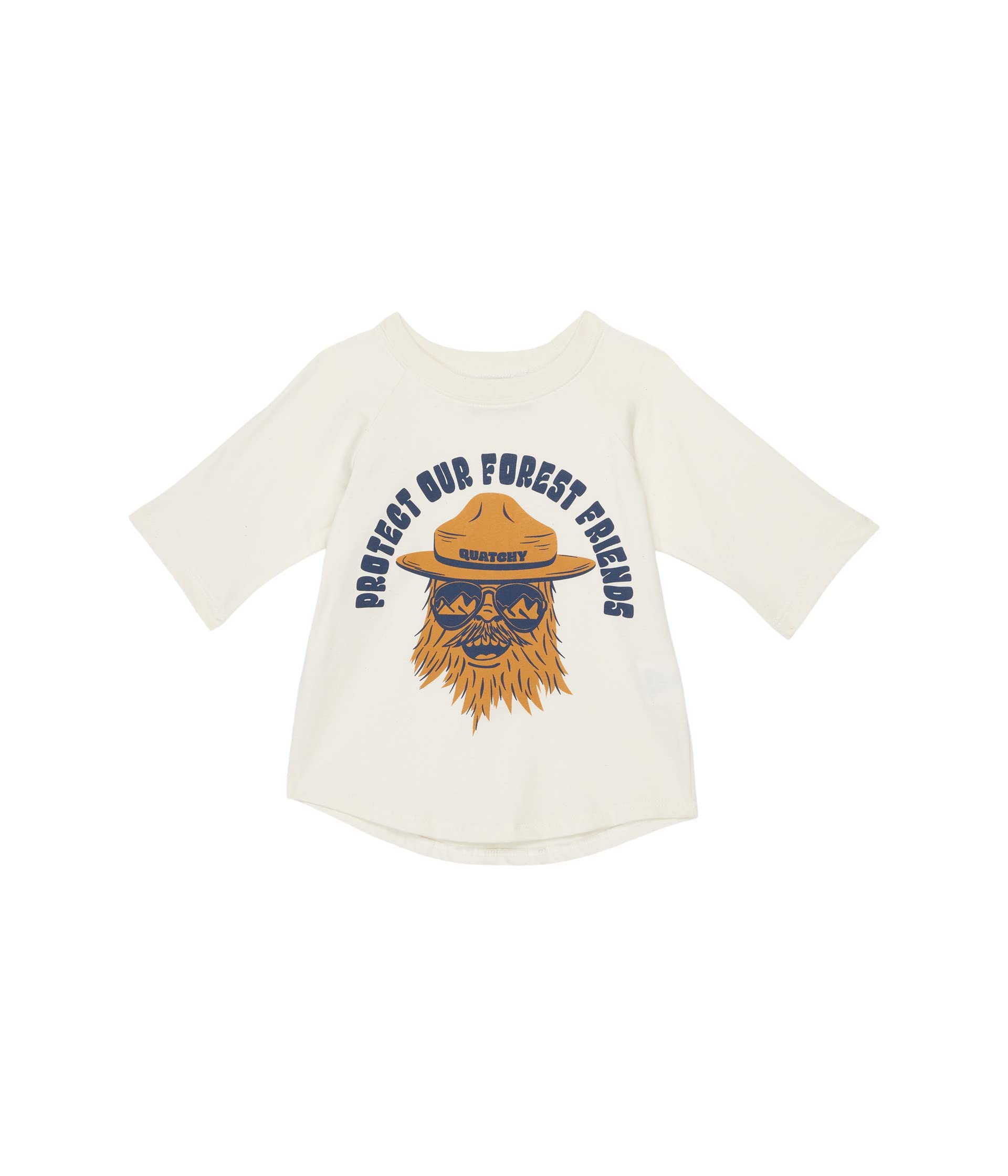 Tiny Whales Boys' The Quatch Graphic T-Shirt - Soft Cotton Tee for Toddler, Little Kids & Big Kids - Playful Dinosaur Design for Everyday Wear, School & Outdoor Activities