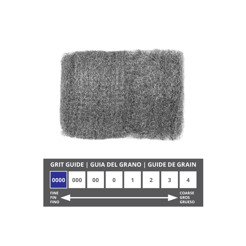 Premium GMT 0000 Fine Steel Wool Pads - 16 Pack for Woodworking, Metal Polishing & Household Cleaning - Ideal for Rust Removal, Surface Prep & DIY Projects