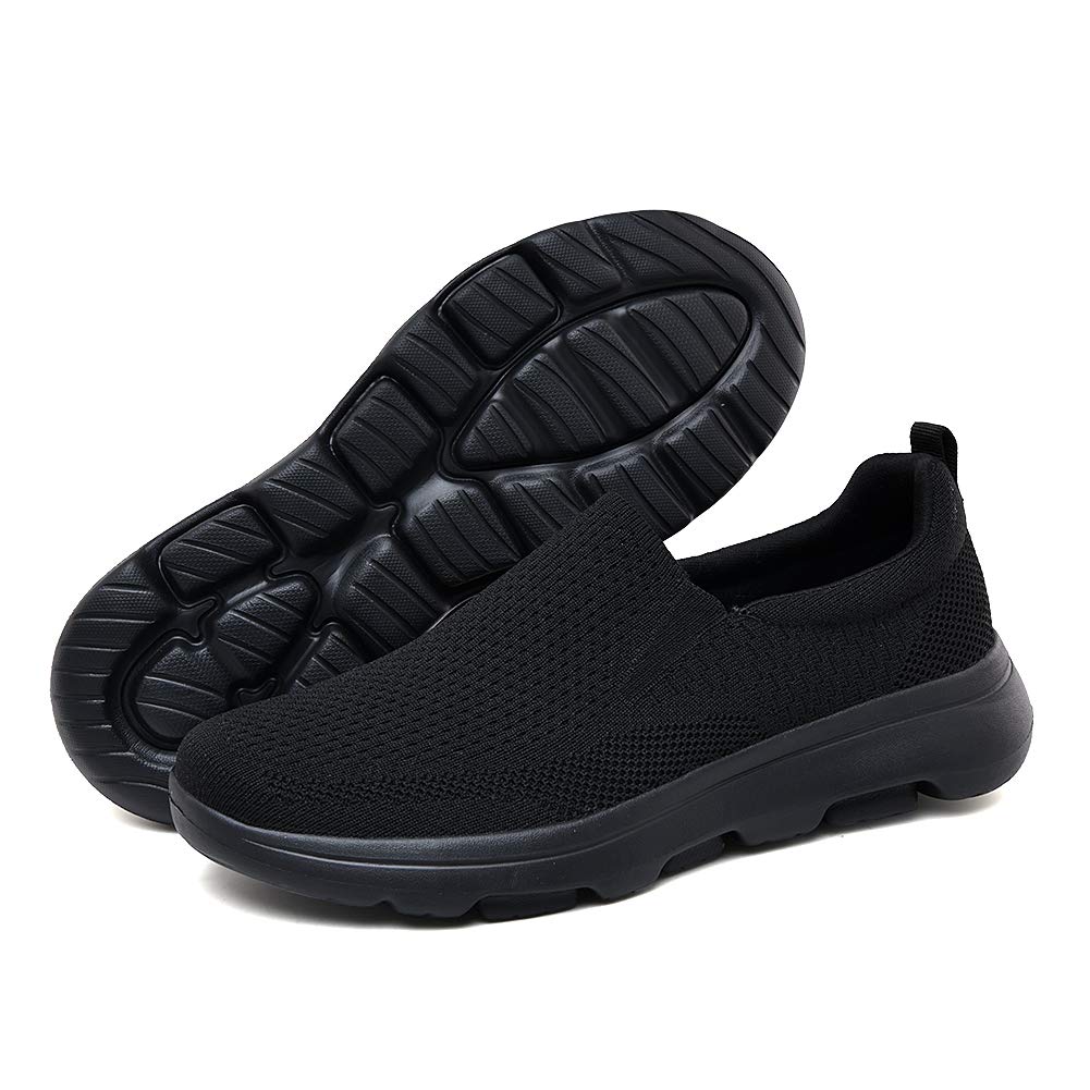 TIOSEBON Men's Breathable Mesh Slip-On Loafers - Lightweight Walking Shoes for Work, Driving & Tennis | Comfortable Casual Sneakers for Everyday Wear, Travel & Outdoor Activities