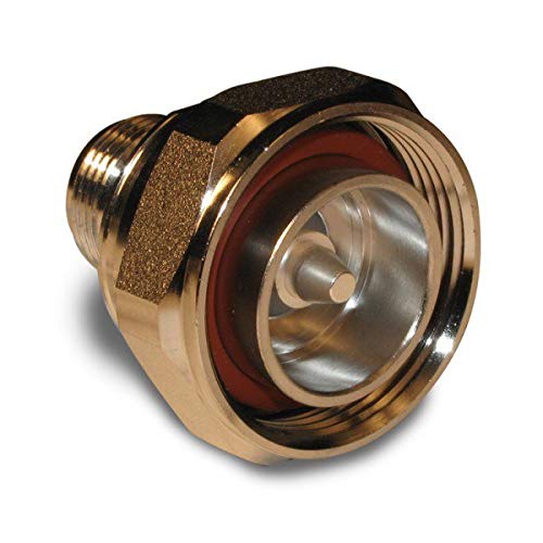 High-Performance RF Adapter - 7/16 Plug to N Jack 50 Ohms Low PIM for Wireless Communication & Antenna Systems