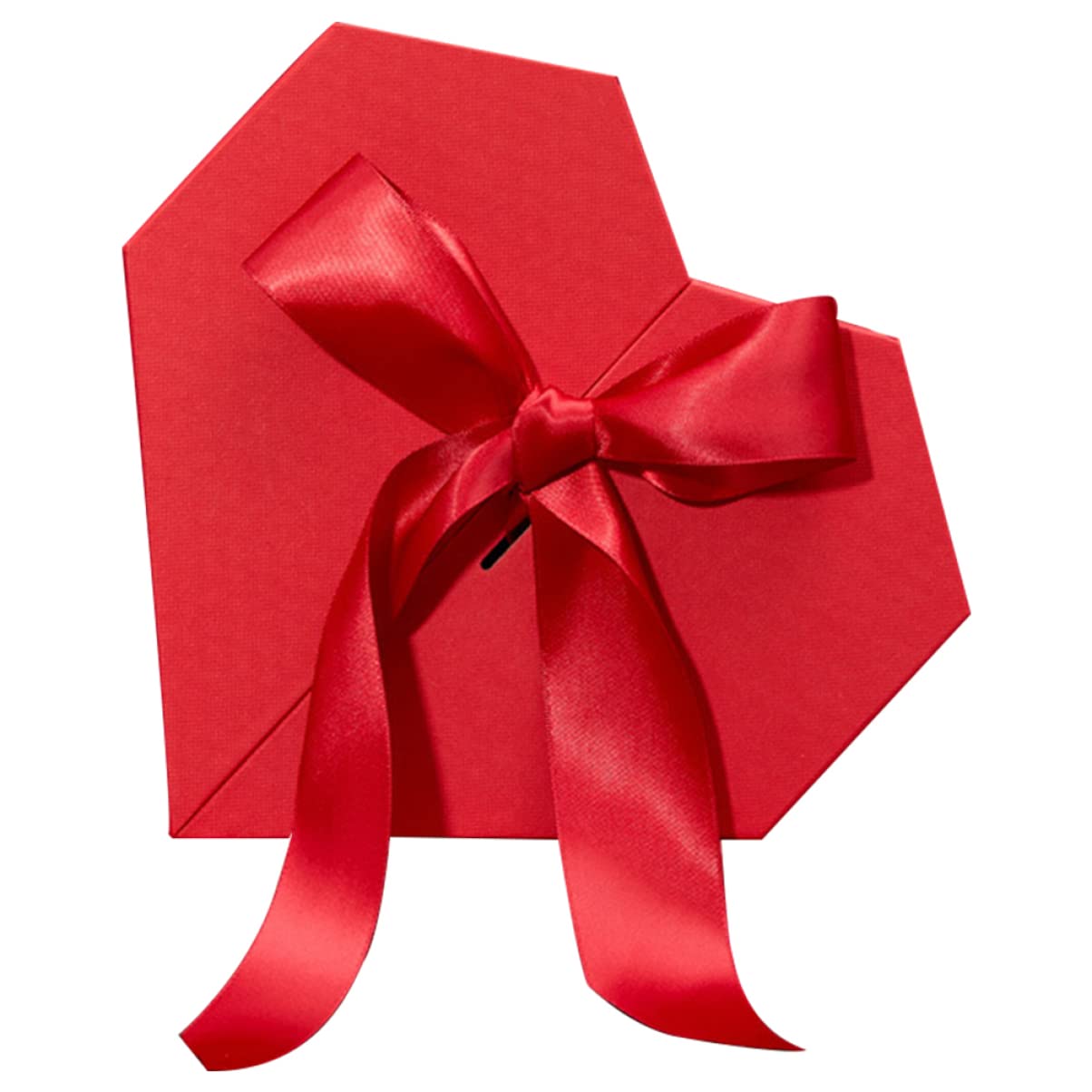 Elegant Heart-Shaped Jewelry Gift Box for Valentine's Day - Magnetic Closure Wedding & Bridesmaid Gift Box with Floral Design, Perfect for Chocolates, Rings & Romantic Presents