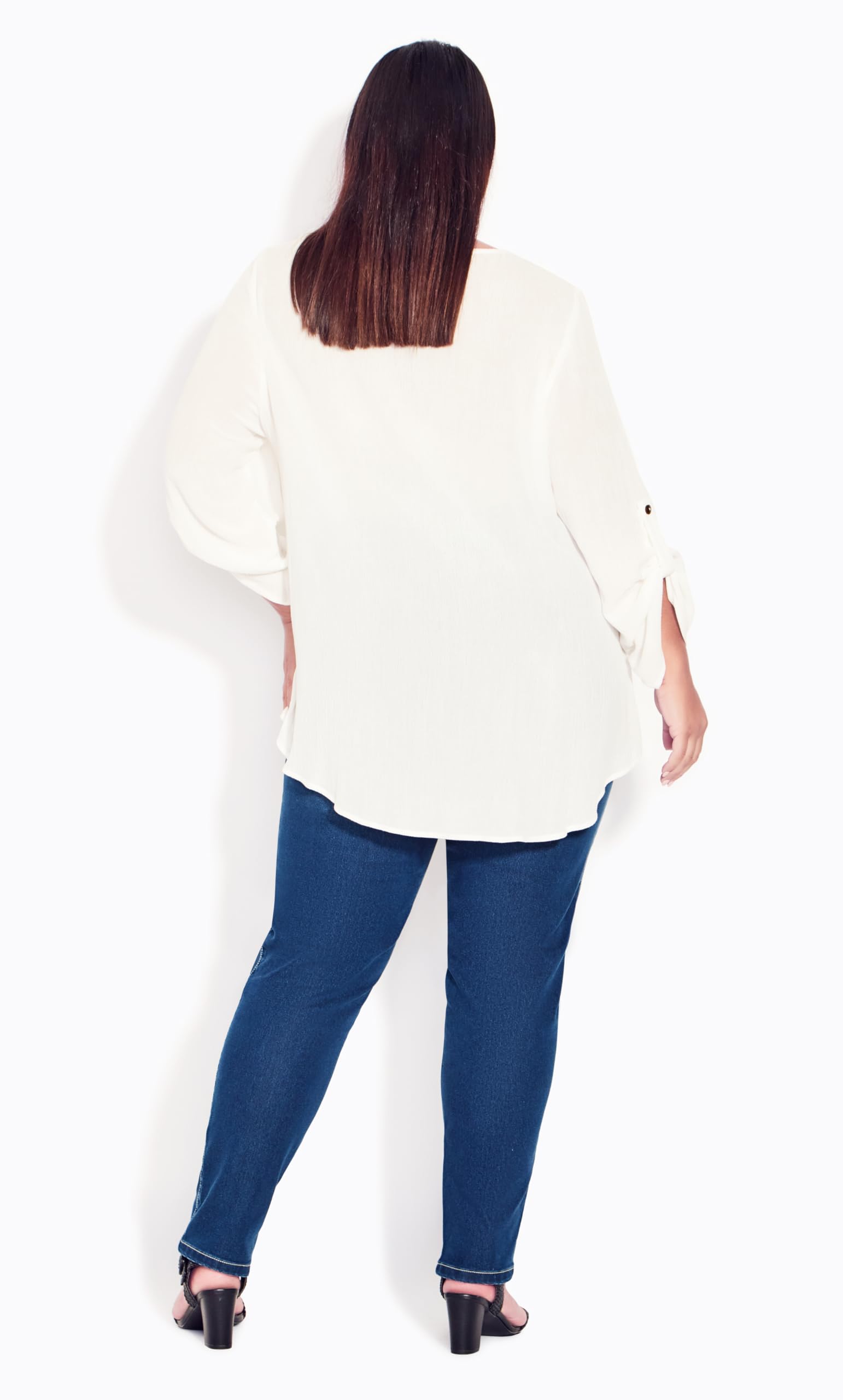 Plus Size Women's Skinny Jeans - Stretch Denim for Comfort & Style | Perfect for Casual Wear, Office & Date Nights