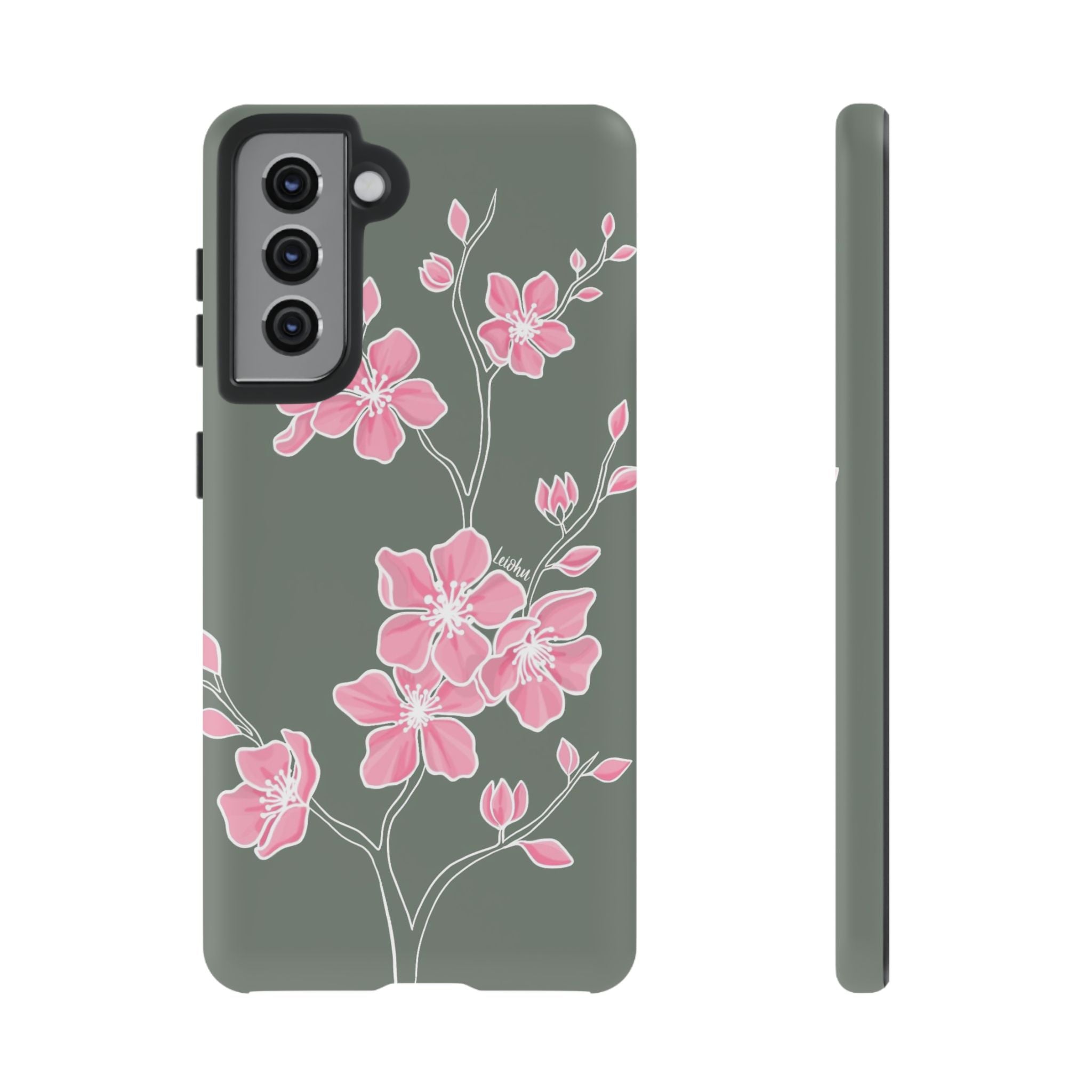 Samsung Galaxy Phone Case with Cherry Blossom Design - Stylish Protective Cover for Everyday Use, Travel & Work
