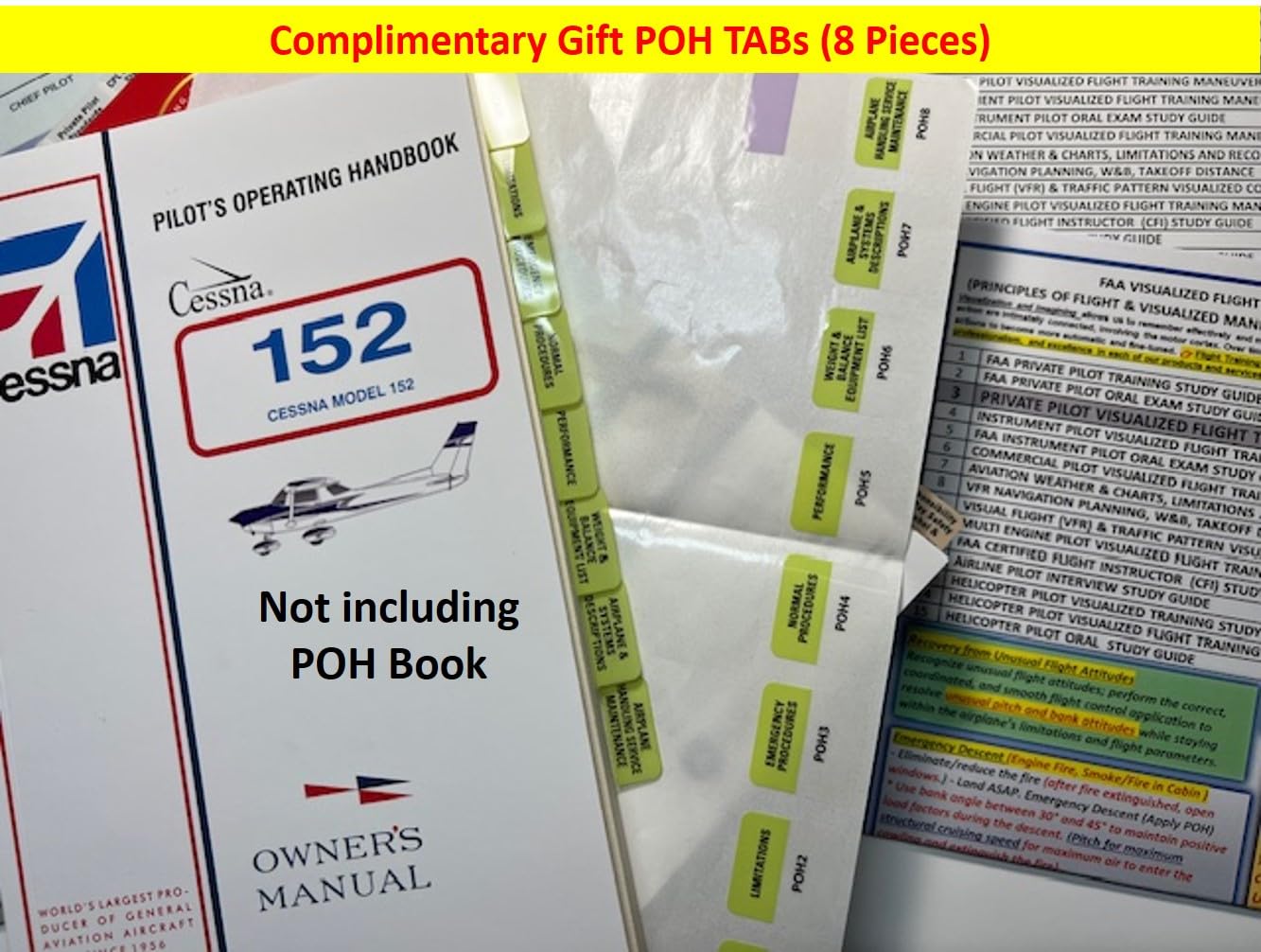 2025 ASA Pre-Tabbed FAR/AIM Book with POH Tabs - Complete Pilot Training Guide (Includes PPL, IR & CPL Stages) + Free Student Pilot Gifts - Perfect for Flight School, Ground Study & FAA Exam Preparation