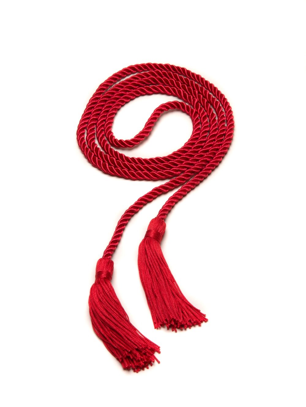 American Graduation Honor Cord - Red Academic Achievement Sash for High School & College Ceremonies - Perfect for Graduation, Commencement & Honor Society Events