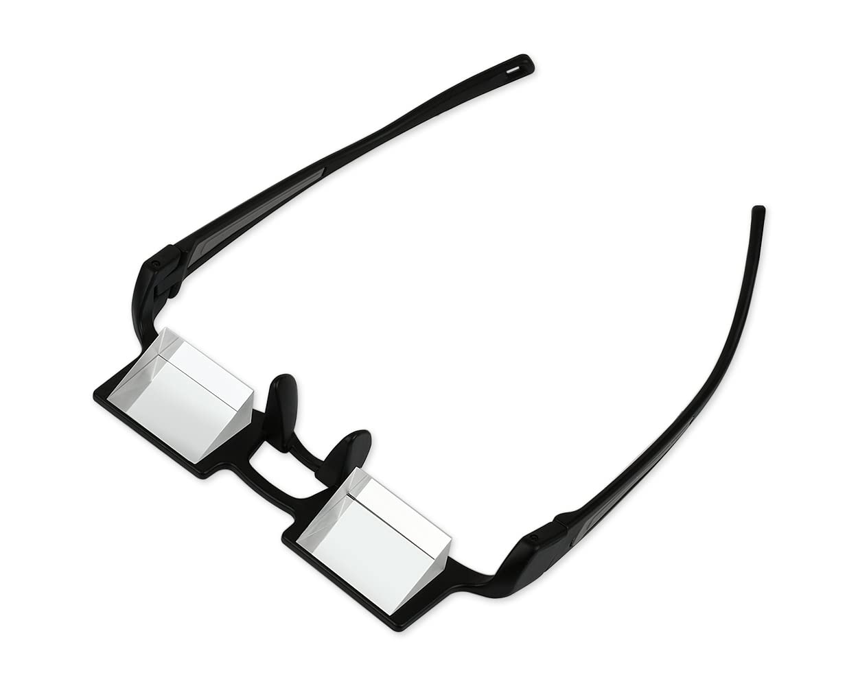 DS. DISTINCTIVE STYLE 90 Degree Prism Reading Glasses - Hands-Free Lazy Glasses for Crochet, Knitting, Reading in Bed & Relaxing - Perfect for Laying Down, Crafting & Comfortable Viewing