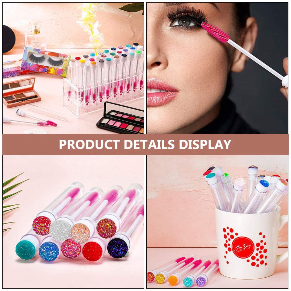 20Pcs Empty Mascara Tubes with Wands - Disposable Mascara Brush Spoolies for DIY Eyelash Extensions, Makeup Artists & Salon Use - Perfect for Lash Lifting, Brow Tinting & Professional Makeup Application