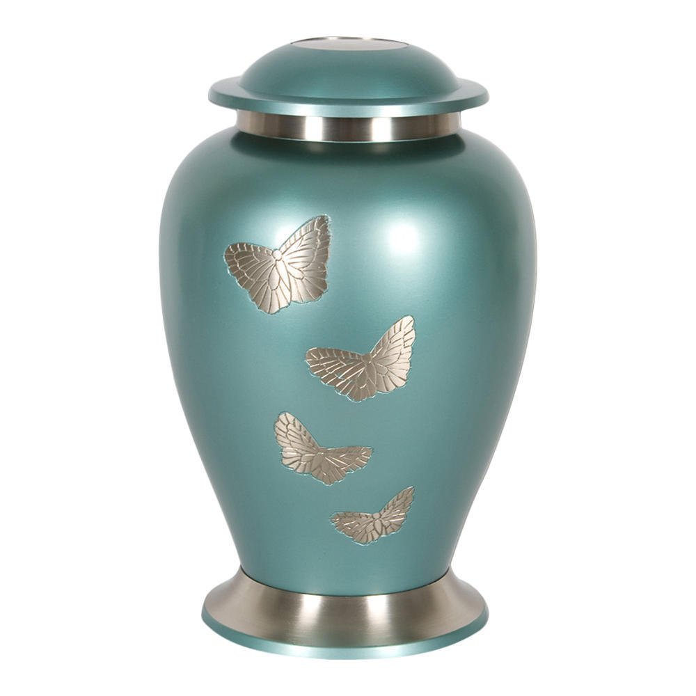 Elegant Large Butterfly Gathering Cremation Urn - Handcrafted Memorial Keepsake for Ashes - Perfect for Home Display, Funeral Services & Memorial Ceremonies