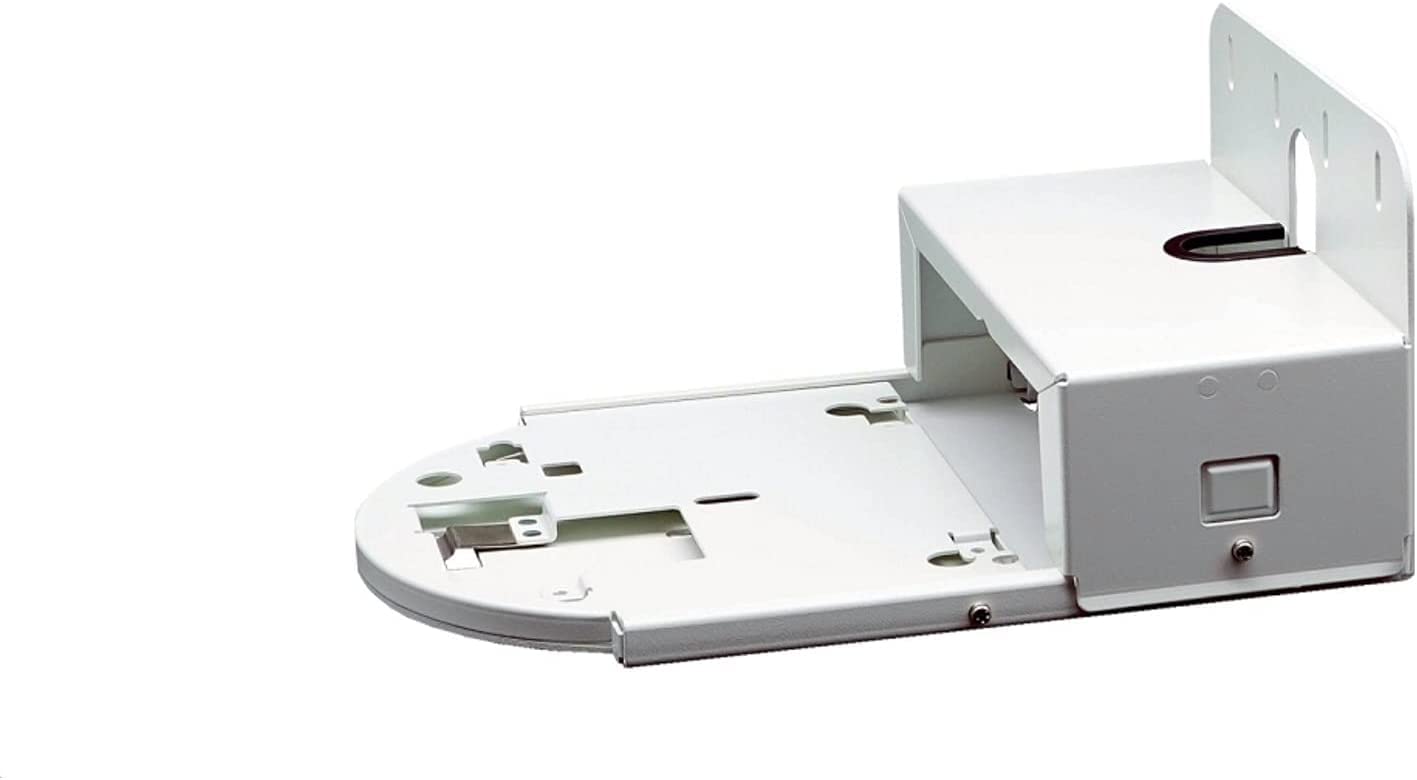 Lumens VC-WM12 White Wall Mount Bracket for PTZ Security Cameras - Perfect for Home Surveillance, Office Monitoring & Outdoor CCTV Installation