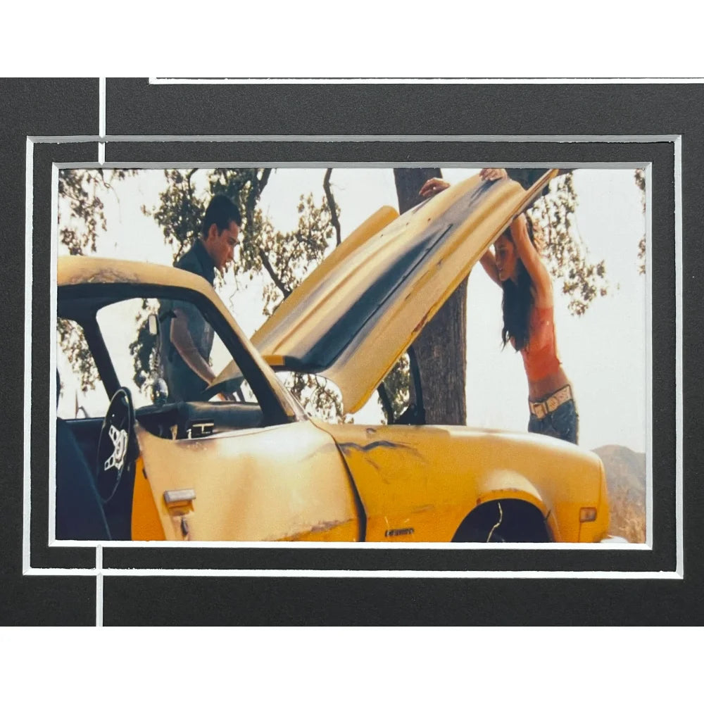 Megan Fox Autographed Transformers 11x14 Photo with Car License Plate Framed Collage - BAS COA Certified - Perfect for Movie Memorabilia Collectors & Home Theater Decor