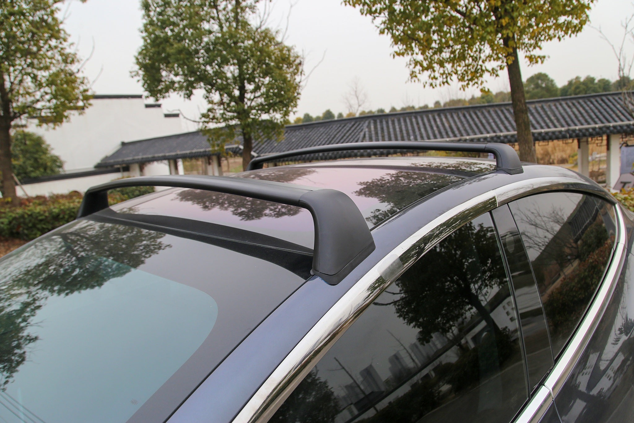 Premium Roof Rack for Tesla Model 3 & Model Y (2017-2025) - Heavy Duty Cargo Carrier for Camping, Surfing & Road Trips - Universal Fit & Easy Installation