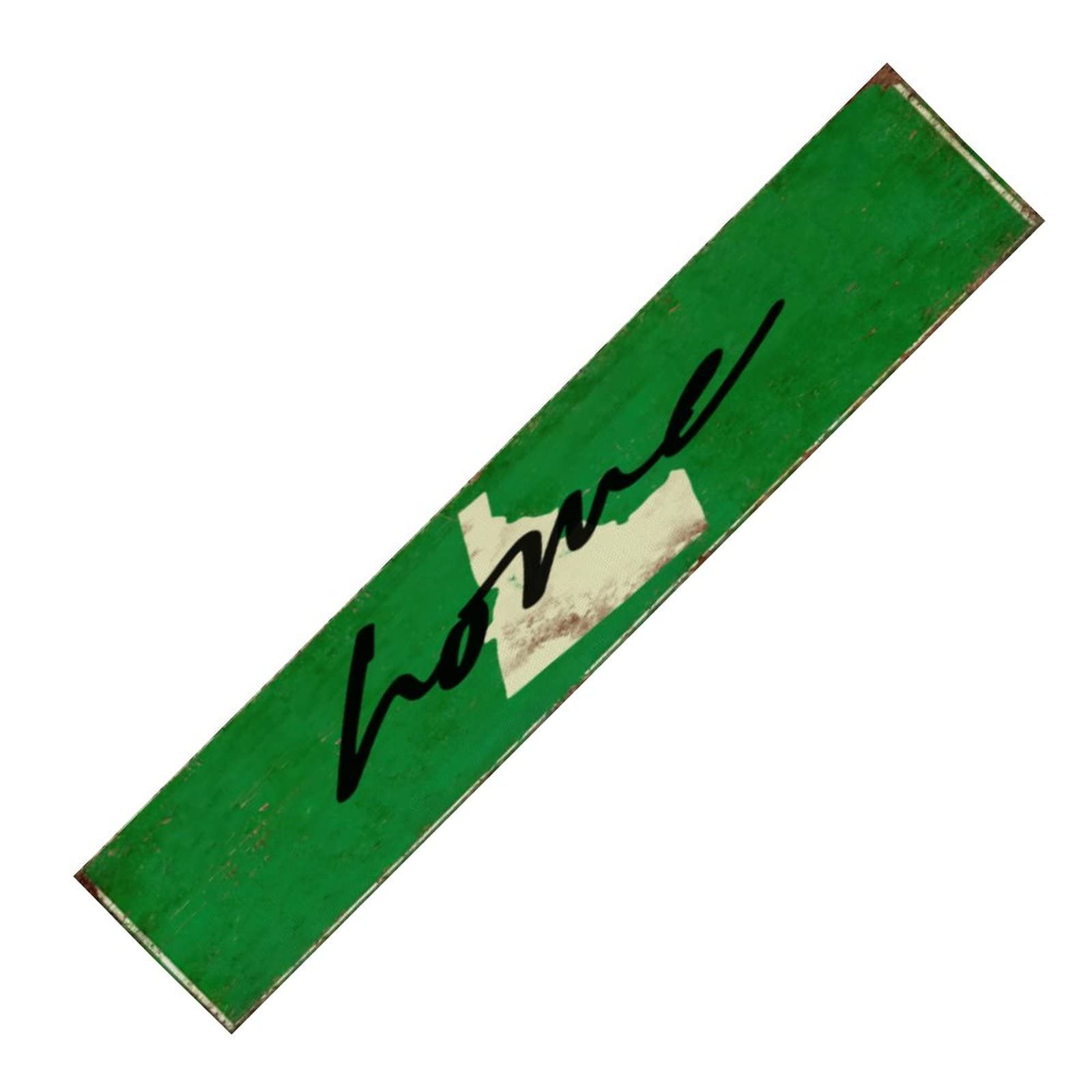 Idaho State Home Shape Coffee Table Runner 13x90 Inches - Linen Decorative Rectangle Table Cloth for Coffee Table, Party Cabinet & Dining Table Decor - Perfect for Farmhouse, Rustic & Vintage Home Decor Styles