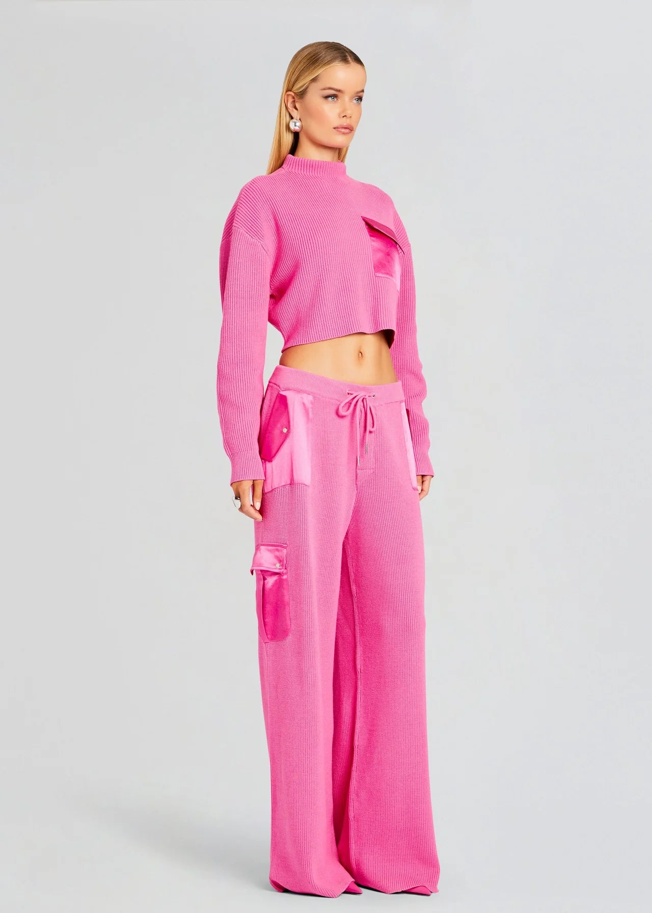 Women's Malibu Pink Donna Sweater - Soft & Cozy Knit Pullover for Casual Wear & Winter Fashion