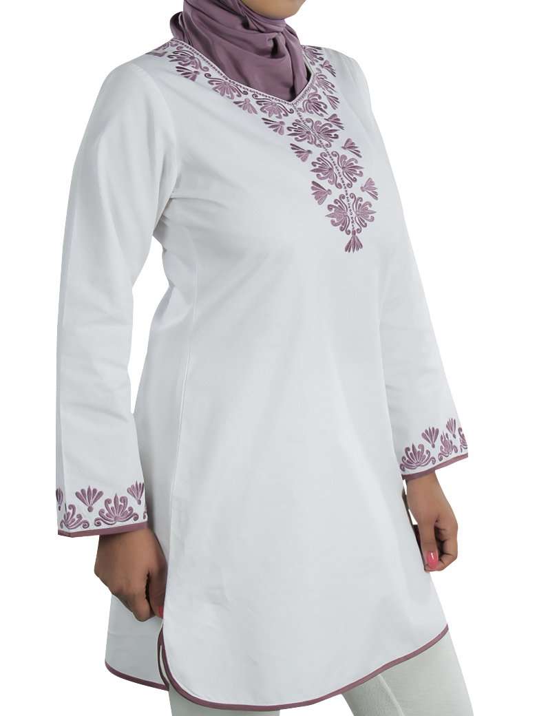 Stylish Jenna Tunic Top for Women - Flowy Casual Blouse with Pockets | Perfect for Office, Date Night & Everyday Wear
