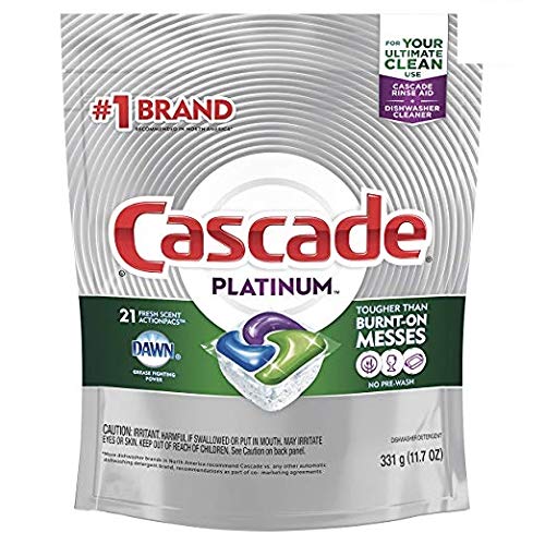 Platinum ActionPacs Laundry Detergent Pods - 3-in-1 Clean, Fresh Scent, HE Compatible - Perfect for Family Laundry, Travel & College Dorms