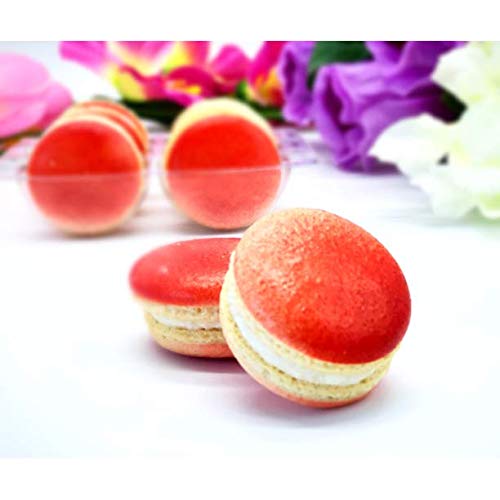 6 Pack Assorted Gluten Free Macarons - Apple Cinnamon, Guava 'n Cream, Lychee Buttercream | Perfect for Parties, Gifts & Dessert Lovers | French Bakery Style Treats