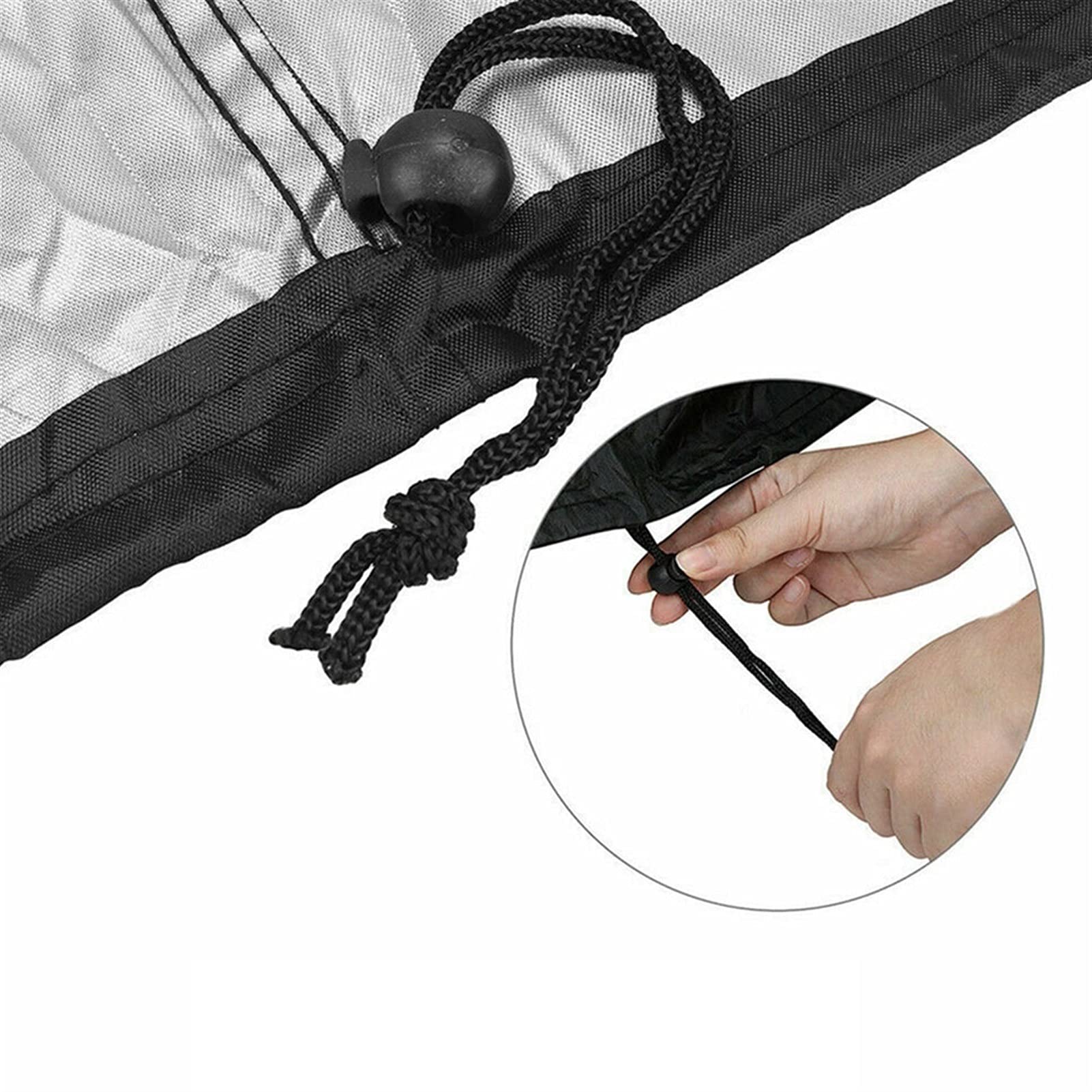 Waterproof Outdoor Sofa Cover - Dustproof & Rainproof Furniture Protector for Rattan Chairs, Tables & Sofas - Patio Garden Furniture Cover - Black (152x104x71cm) - Perfect for Backyard, Deck & Poolside Use