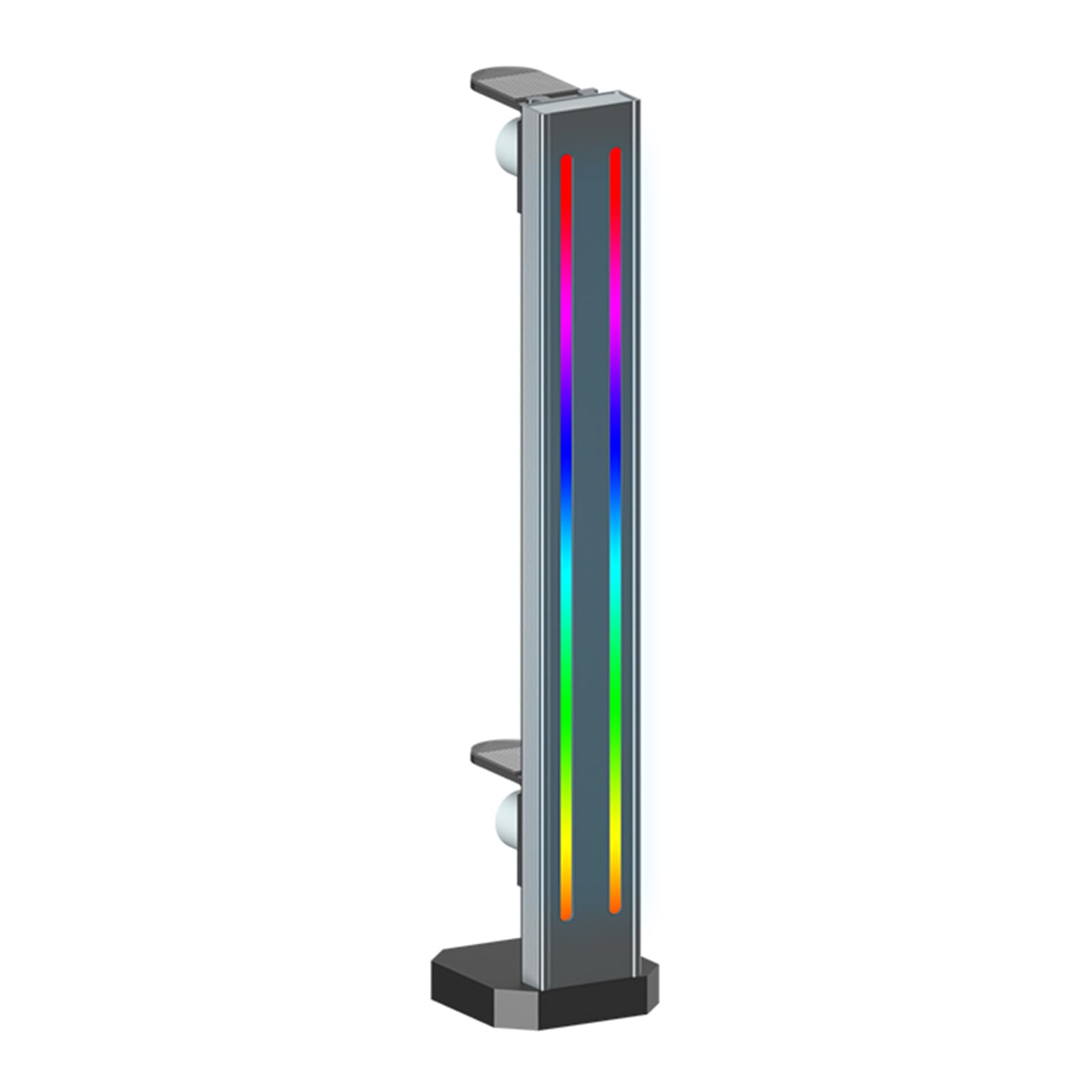 Adjustable ARGB Sync Graphics Card Bracket - Vertical GPU Support Stand with Height & Length Customization | Perfect for PC Gaming Rigs & Workstation Builds