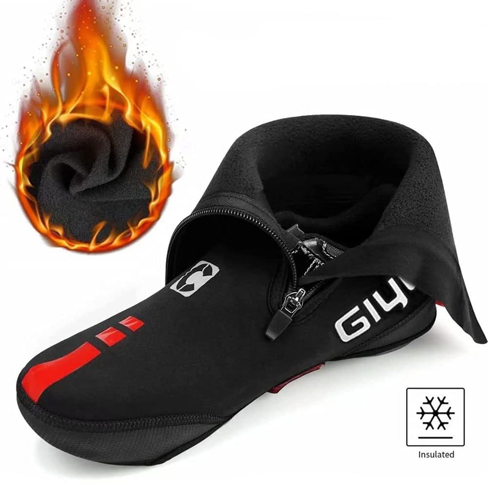 **GIYO Neoprene Waterproof Cycling Shoe Covers for Men & Women - Winterproof Bike Overshoes S-XXXL for Road & Mountain Biking - Stay Warm & Dry in Cold Weather Rides**