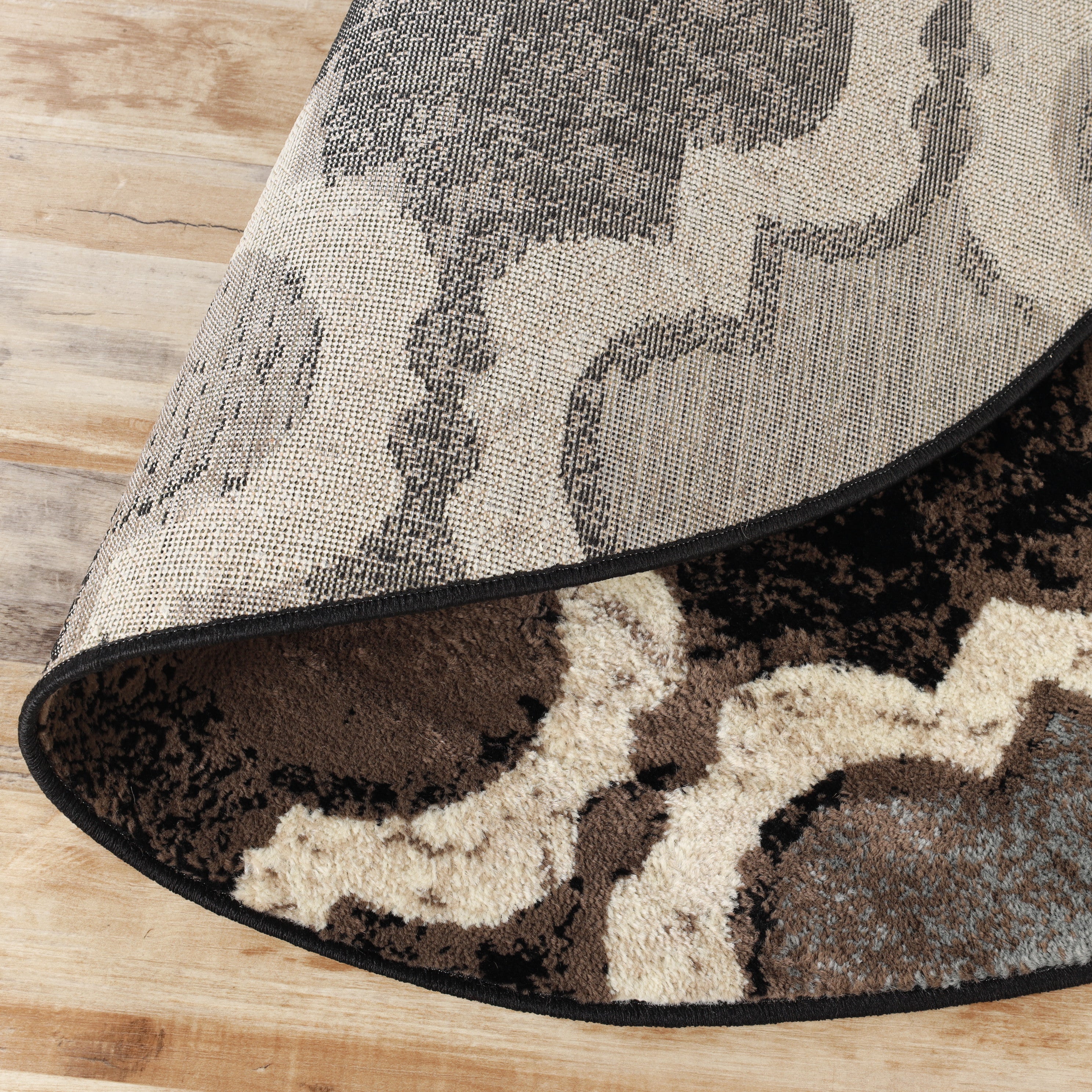 Viking Geometric Trellis Indoor Area Rug & Runner - Non-Slip Boho Chic Carpet for Living Room, Bedroom, Hallway - Perfect for Nordic Home Decor & Cozy Spaces