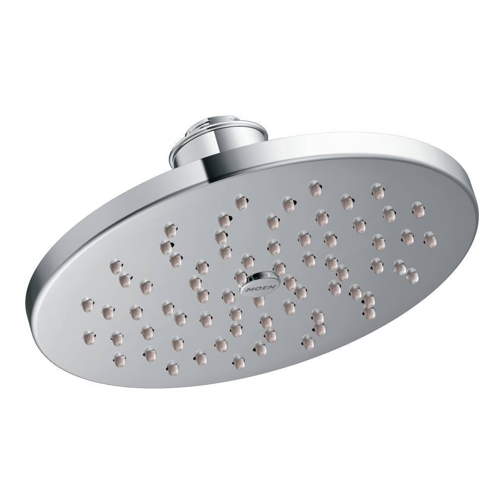 Moen S6360 8-Inch Rainshower Shower Head in Chrome Finish - High Pressure Luxury Bathroom Fixture for Spa-Like Experience