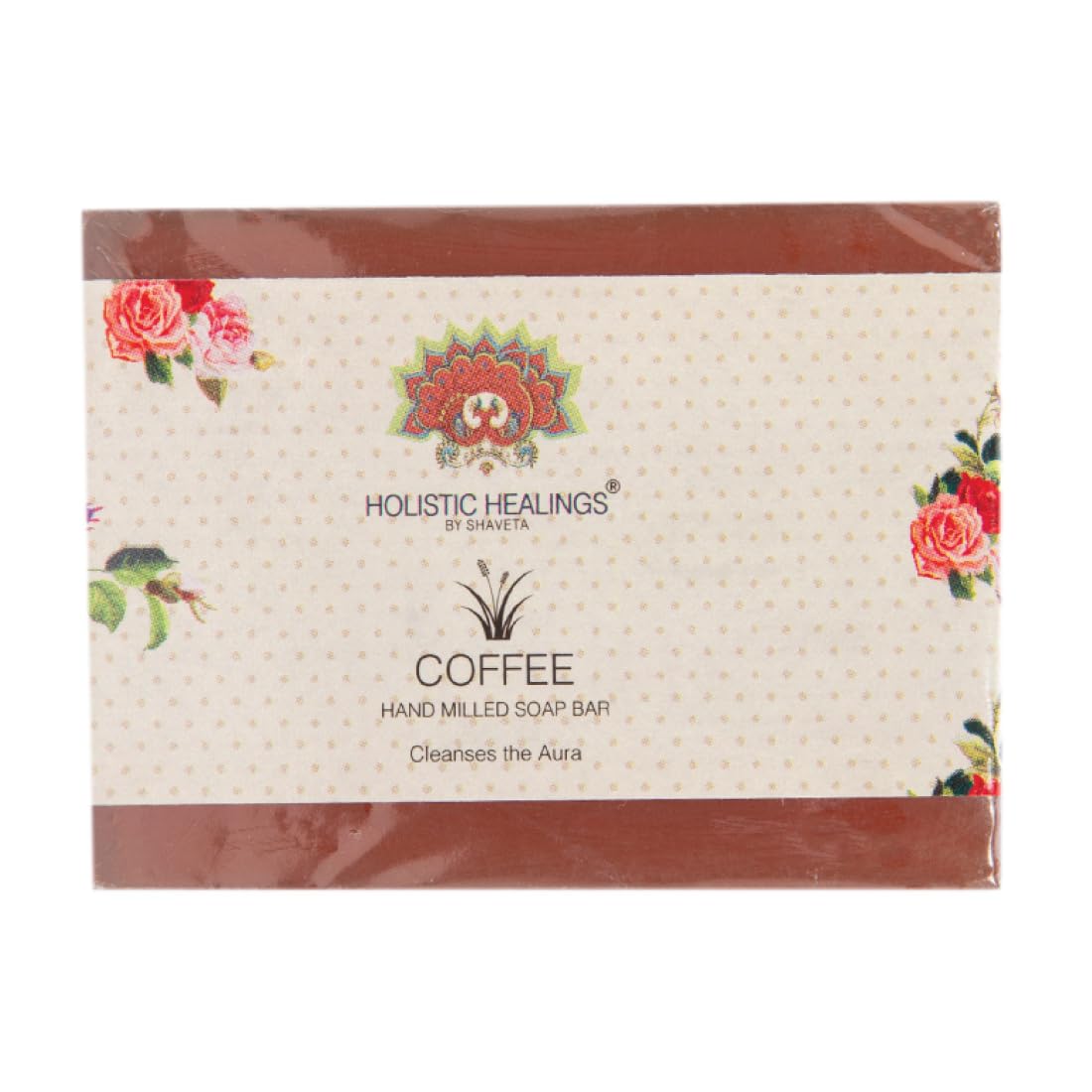 Holistic Healings By Shaveta Coffee Soap – 100g Handmade Natural Vegan Bar with Essential Oils, Cruelty-Free & Eco-Friendly, Zero Waste Seed Paper Wraps – Exfoliating & Moisturizing for Face & Body Care