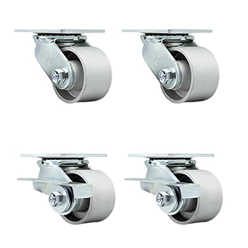 4 Swivel w/2 Side Lock Brakes