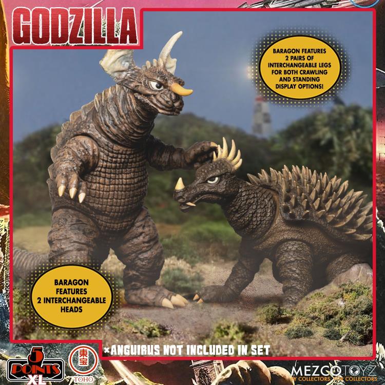 Godzilla Destroy All Monsters 5 Points XL Round 2 Deluxe Boxed Set - Collectible Action Figure Set for Monster Movie Fans | Perfect for Display, Gifts, and Anime Conventions