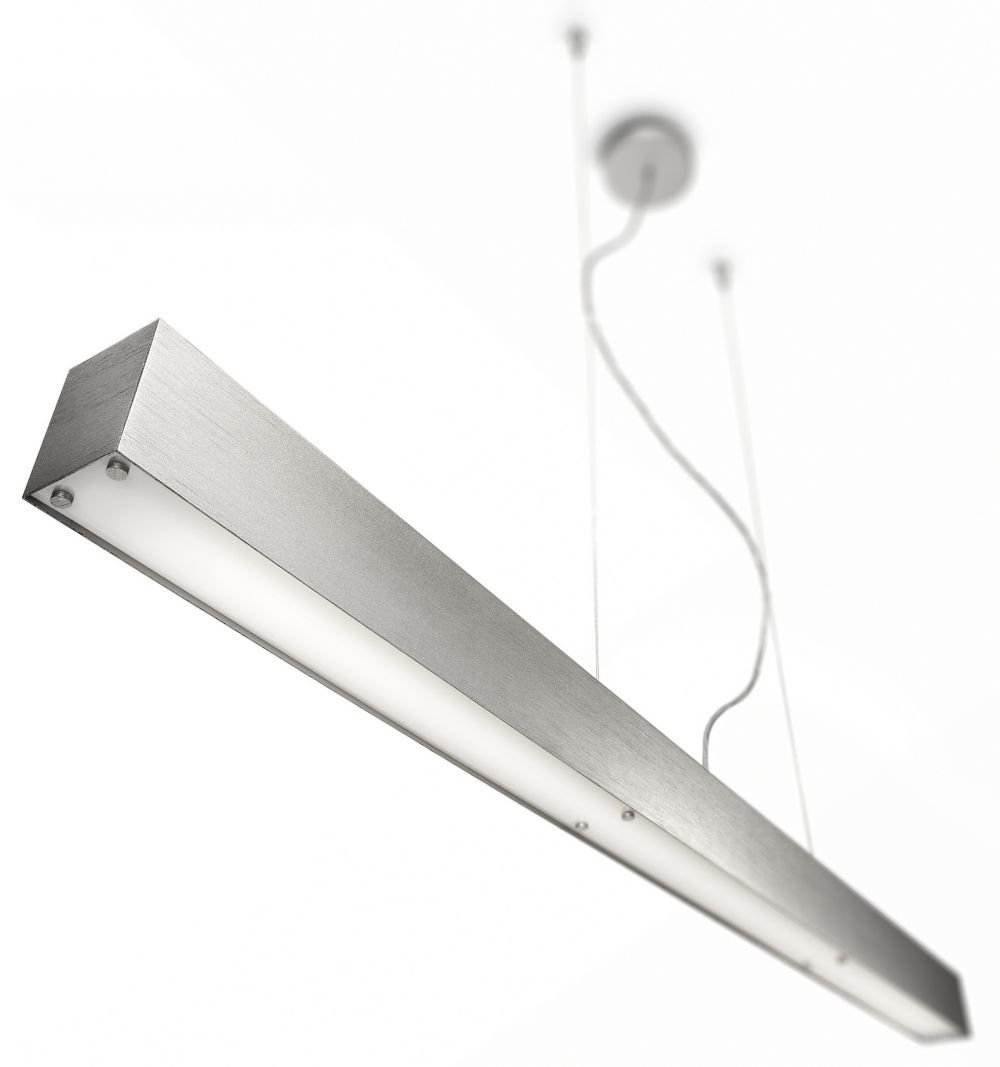 Philips 40341/48/48 Ecomoods Energy Efficient Suspension Light - Aluminum Pendant Fixture for Kitchen, Dining Room & Living Room Lighting
