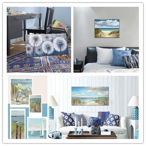 Dandelion Wall Art Canvas Print - Framed Home Decor for Bedroom, Living Room, Office & Kitchen | Perfect for Modern Interior Design & Housewarming Gifts