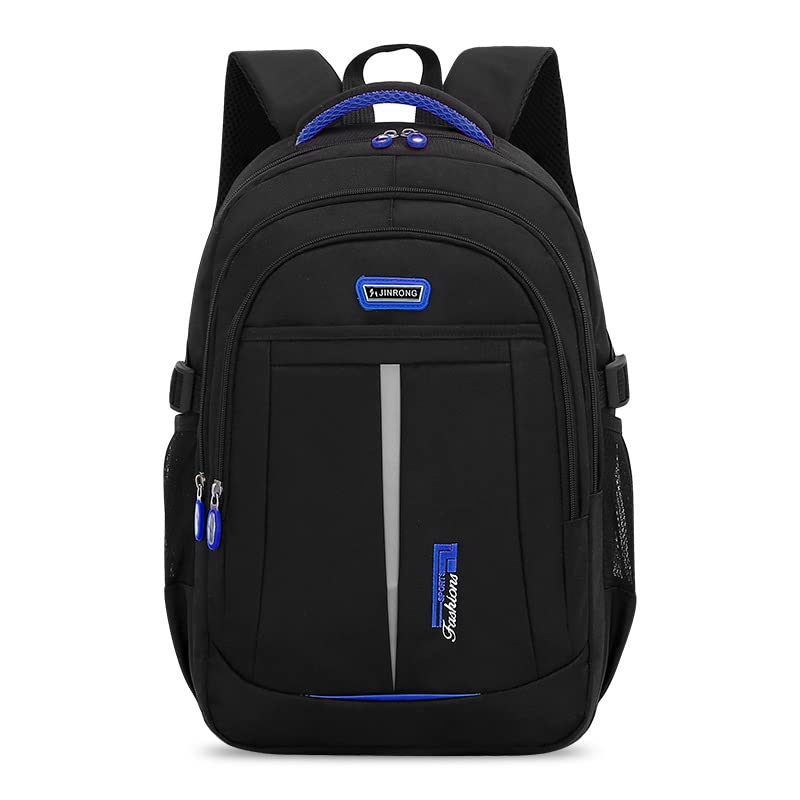 Men's Backpack - Durable Laptop Bag for Work & School - Waterproof Travel Backpack with USB Charging Port - Perfect for Commuting, College & Outdoor Adventures (Blue)