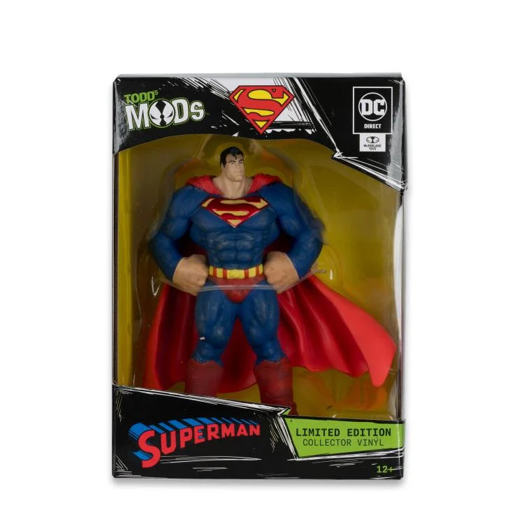 Superman DC Comics Todd's Mods Limited Edition Vinyl Collectible Figure - Perfect for Comic Book Fans, Display & Gift Giving